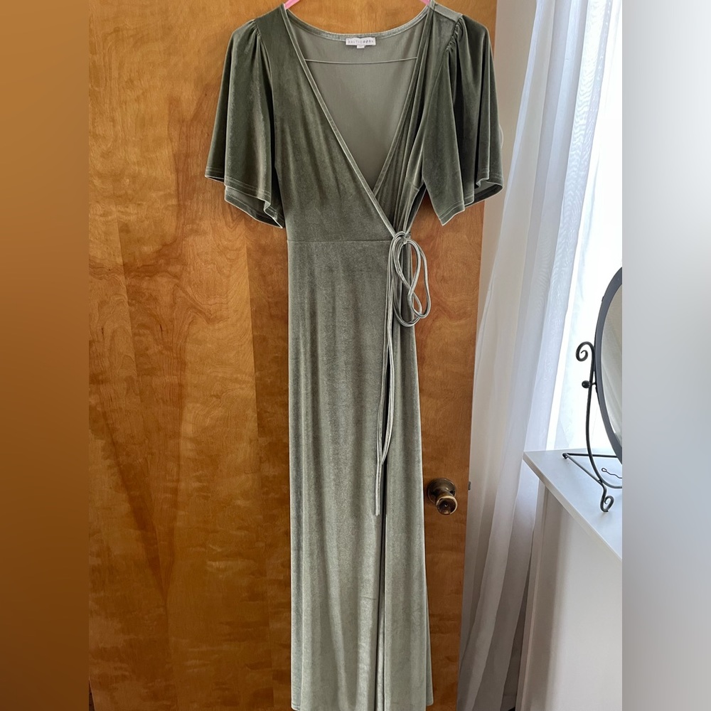 Velvet Baltic Born wrap dress